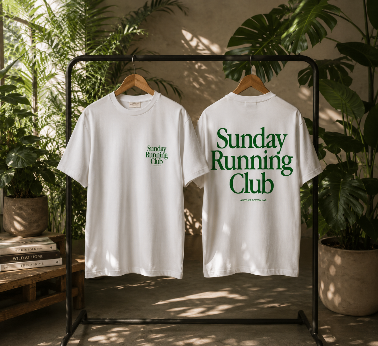Camiseta Blanca "Sunday Running Club"